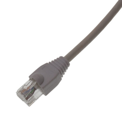 CAT 6 Plenum Patch Cable, UTP Solid, Booted, Gray
