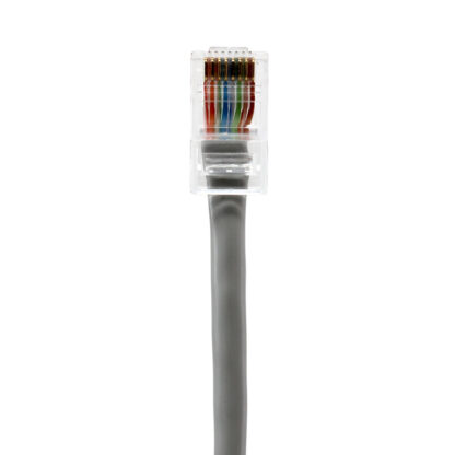 TAA CAT 5e Patch Cable, UTP Stranded, Non-booted, Gray - Image 3