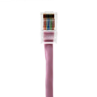 TAA CAT 5e Patch Cable, UTP Stranded, Non-booted, Pink - Image 5