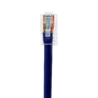 TAA CAT 5e Patch Cable, UTP Stranded, Non-booted, Purple - Image 3
