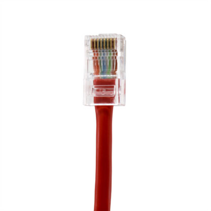 TAA CAT 5e Patch Cable, UTP Stranded, Non-booted, Red - Image 2