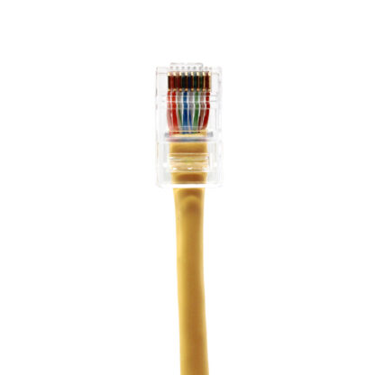 TAA CAT 5e Patch Cable, UTP Stranded, Non-booted, Yellow - Image 2