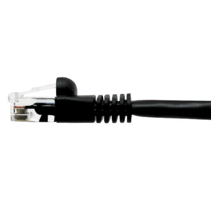 TAA CAT 5e Patch Cable, UTP Stranded, Flush Molded Boots, Black - Image 5