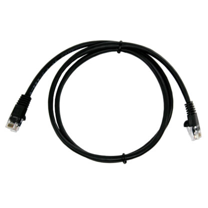 TAA CAT 5e Patch Cable, UTP Stranded, Flush Molded Boots, Black - Image 4