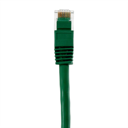 TAA CAT 5e Patch Cable, UTP Stranded, Flush Molded Boots, Green - Image 2