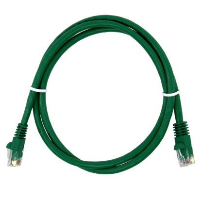 TAA CAT 5e Patch Cable, UTP Stranded, Flush Molded Boots, Green - Image 4