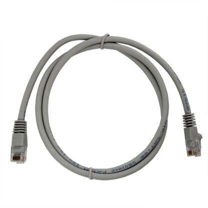 TAA CAT 5e Patch Cable, UTP Stranded, Flush Molded Boots, Gray - Image 4