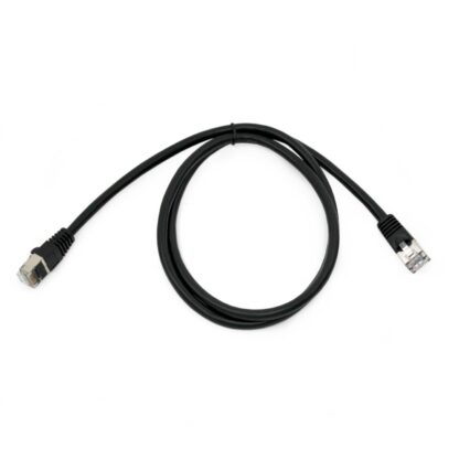 TAA CAT 6 Shielded Patch Cable, STP Stranded, Flush Molded Boots, Black - Image 3