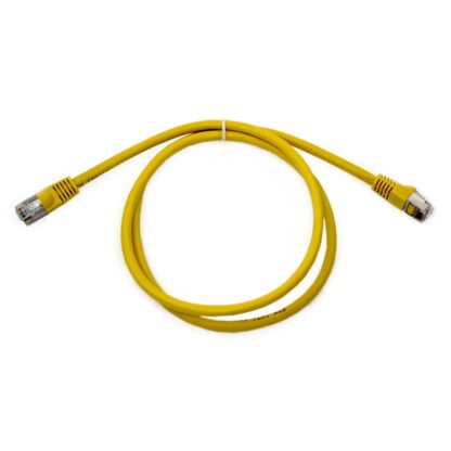 TAA CAT 6 Shielded Patch Cable, STP Stranded, Flush Molded Boots, Yellow - Image 3