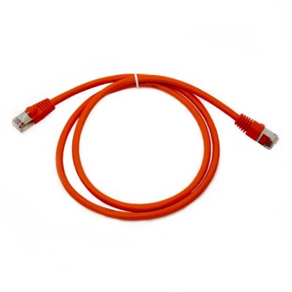 TAA CAT 6 Shielded Patch Cable, STP Stranded, Flush Molded Boots, Orange - Image 3
