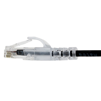 TAA CAT 6 Slim Patch Cable, UTP Stranded, Finger Boot, Black - Image 5