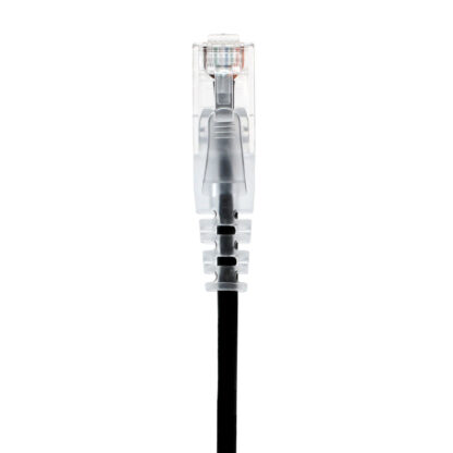 TAA CAT 6 Slim Patch Cable, UTP Stranded, Finger Boot, Black - Image 3