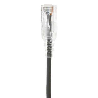 TAA CAT 6 Slim Patch Cable, UTP Stranded, Finger Boot, Gray - Image 3